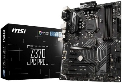 MSI Z370 PC Pro Mystic Light Computer Motherboard