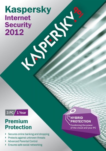 Kaspersky Internet Security  2012 for 3 User for 1 year