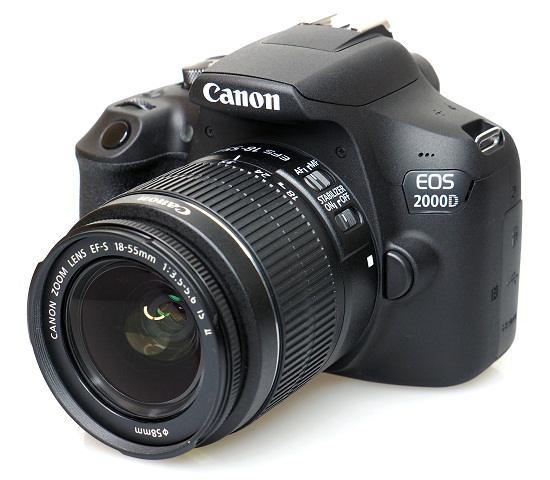 Canon EOS 2000D 24MP 18-55mm Lens WiFi DSLR Camera