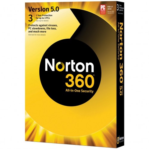Norton 360™ Version 5.0 Antivirus Three User