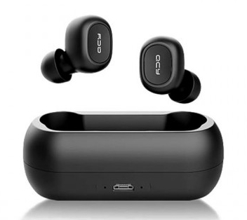 QCY-T1 Bluetooth Mini Wi-Fi Earphones With Charging Box
