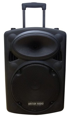 British Audio S10 Bluetooth Rechargeable Trolley Speaker