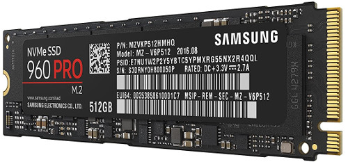 Samsung 960 Pro NVMe M.2 512 GB Internal Solid State Drive
