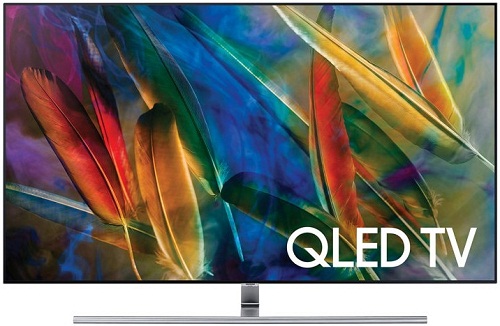 Samsung QN55Q7F 55" Flat 4K QLED Bezel-Less Screen Smart TV