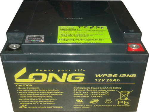 Long WP26-12NB Sealed Rechargeable 12V 26AH IPS Battery