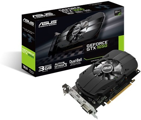 Asus Phoenix GeForce GTX 1050 3GB GDDR5 Graphics Card