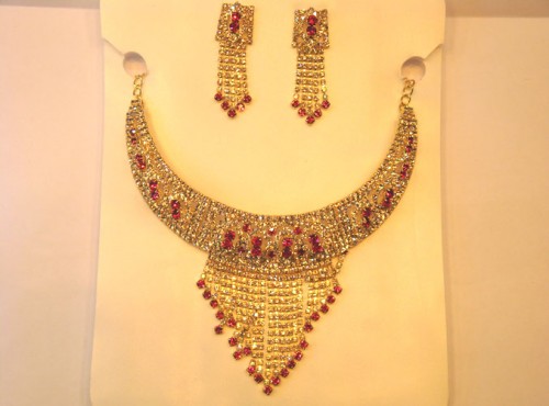 Imitation Necklace-354 Gold Plated Jewlery