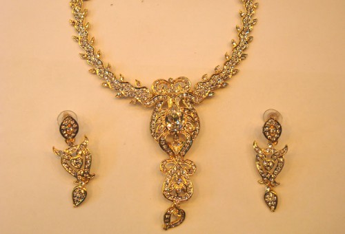 Imitation Necklace-351 Gold Plated Jewlery