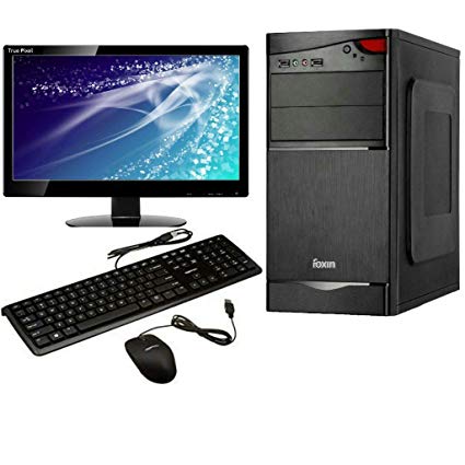 PC Intel Core 2 Duo 4GB RAM 500GB HDD 17" LED Monitor