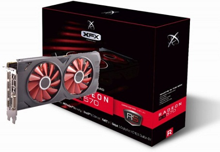 XFX AMD Radeon RX 570 RS XXX Edition 8GB Graphics Card