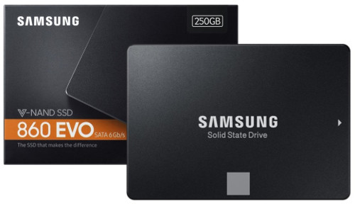 Samsung Evo 860 V-NAND Optimized Performance 250GB SSD