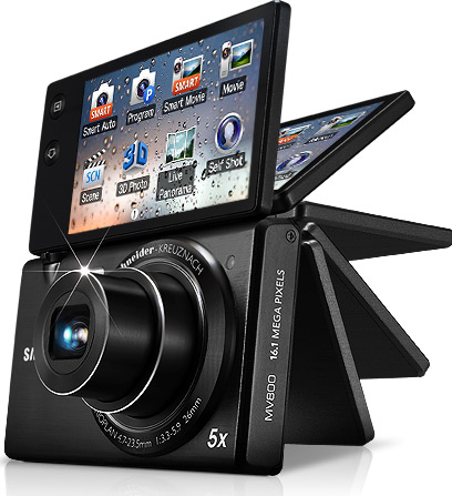 Samsung MV800 16.2 Megapixel Touch Screen Camera