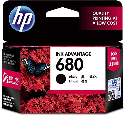 HP 680 Black 150 Pages Yield Printer Cartridge