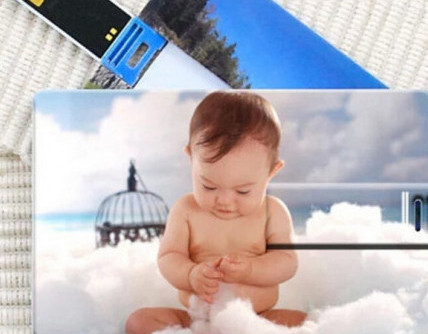 Card Shape Pendrive with Custom Picture