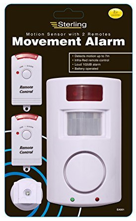 Sterling EA501 Motion Sensor Alarm with 2 Remote