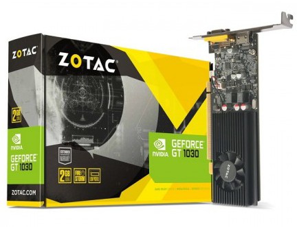 Zotac GeForce GT 1030 Low Profile 2GB GDDR5 Graphics Card