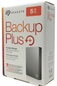 Seagate Backup Plus 5TB Portable External Hard Drive