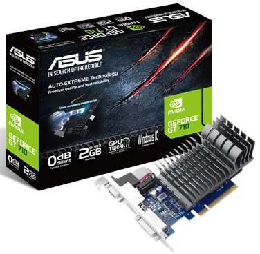 Asus GT710 2GB DDR3 Efficient Cooling Graphics Card Price in