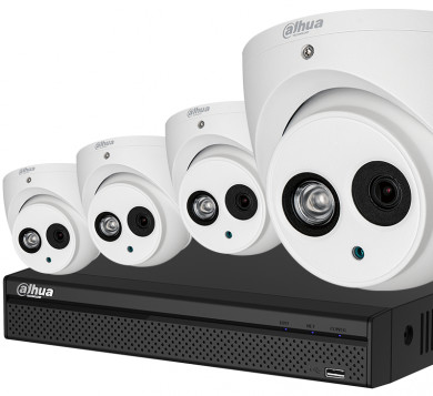 CCTV Package Dahua 4 Chanel DVR 4 P-cs Camera