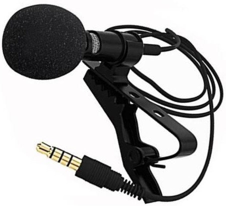 Mini 3.5mm Plug Clip-On Microphone