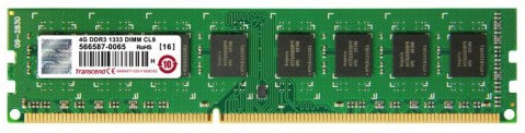 Transcend 4GB DDR3 1600 MHz Computer RAM