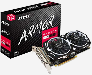 MSI Radeon RX 570 4GB GDDR5 Graphics Card