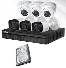 CCTV Package 8CH DVR 6-Camera 60M Cable