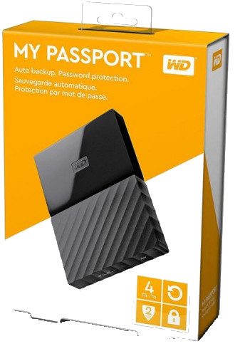 WD My Passport FT0040BBK 4TB External HDD