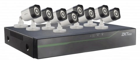 CCTV Package 8-CH ZKTeco DVR 8-Pcs Camera 1TB HDD