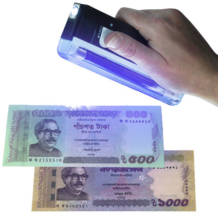 UV Light Note Checker Handheld Forged Money Detector