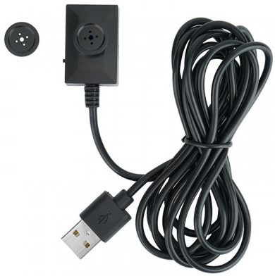 USB Cable Button Spy Camera