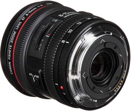 Canon EF 8-15mm f/4L Fisheye USM Lens