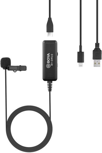 Boya BY-DM10 Digital Lavalier Clip-On USB Microphone