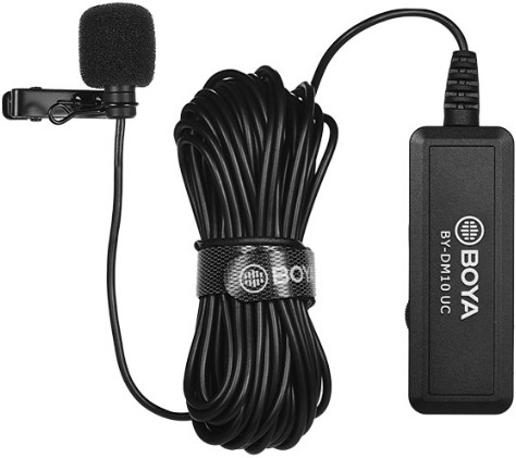 Boya BY-DM10 UC Digital Lavalier Lapel Microphone