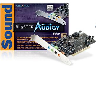 Creative Sound Card Audigy Value with One Year Warranty
