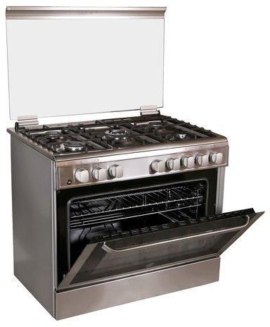 Indesit I95T1CXEX Stainless Steel 5 Burner Gas Stove