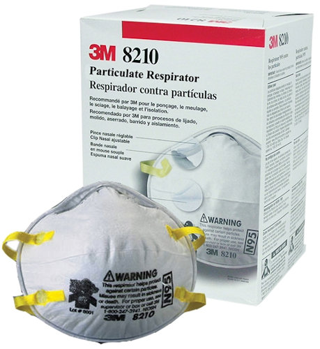 3M 8210 N95 Particulate Respirator Dust Mask