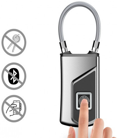 Anytek L1 plus Bluetooth Fingerprint Bag Lock