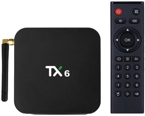 Tanix TX6 5G Wi-Fi 4K Resolution Android 9.0 TV Box
