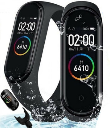 Waterproof M4 Fitness Tracker Smartwatch