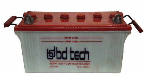 bd tech 12V 120AH IPS & Solar Battery