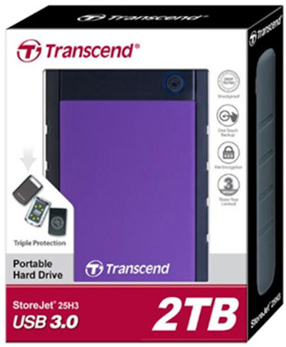 Transcend J25H3B 2TB External Hard Disk Drive