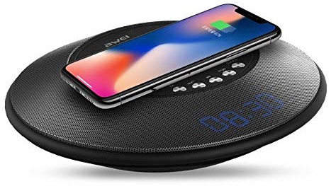 Awei Y290 Fast Wireless Charger with Bluetooth Speaker