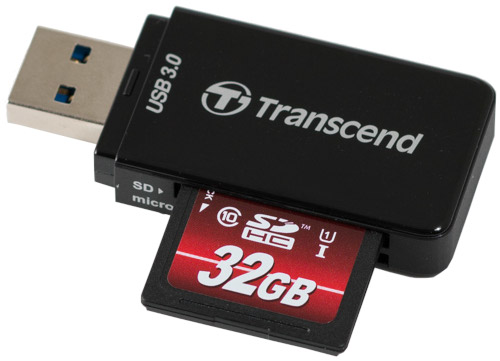 Transcend RDF5 USB 3.1 High Speed Card Reader